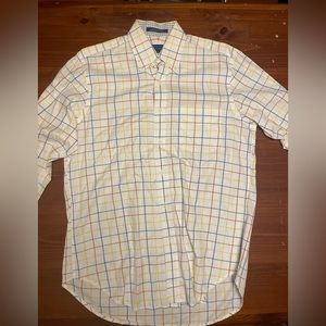 J.McLaughlin Checkered Dress Shirt Medium